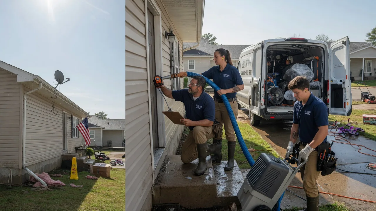 Ceiling Water Damage Restoration in Springville, NY near me
